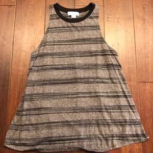 Ten Sixty Sherman Black and Grey Tank Top